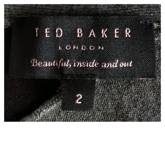 Ted Baker Caligo Striped Knit Bodycon Dress - Picture 7 of 7